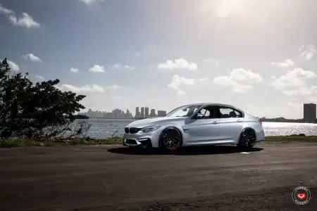 Silverstone Metallic BMW M3 With Vossen Wheels