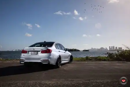 Silverstone Metallic BMW M3 With Vossen Wheelso