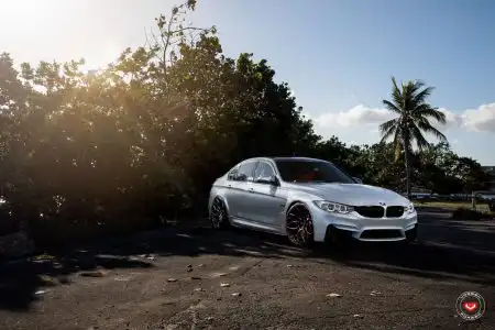 Silverstone Metallic BMW M3 With Vossen Wheels