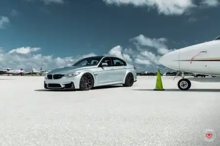 Silverstone Metallic BMW M3 With Vossen Wheels