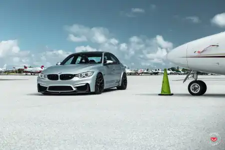 Silverstone Metallic BMW M3 With Vossen Wheels