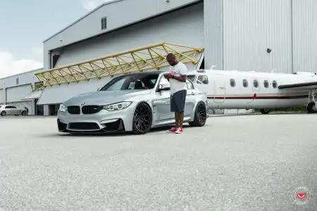 Silverstone Metallic BMW M3 With Vossen Wheels