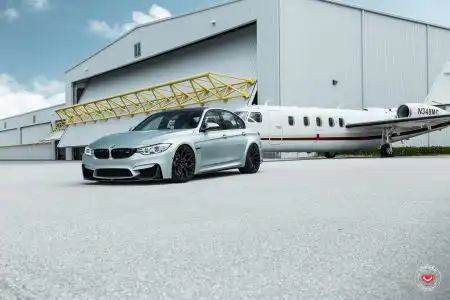 Silverstone Metallic BMW M3 With Vossen Wheels