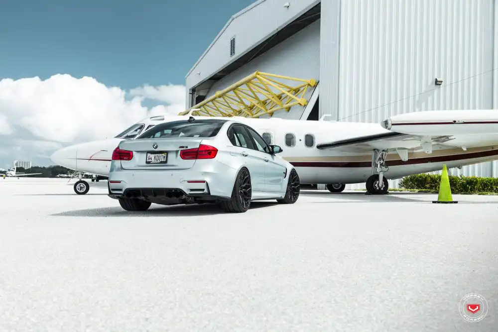 Silverstone Metallic BMW M3 With Vossen Wheels
