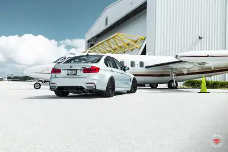 Silverstone Metallic BMW M3 With Vossen Wheels