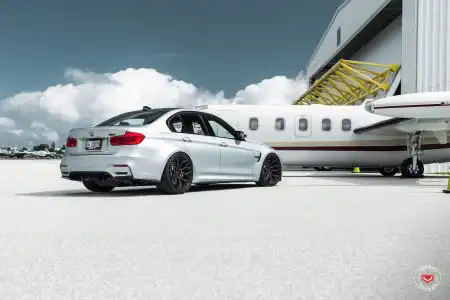Silverstone Metallic BMW M3 With Vossen Wheels