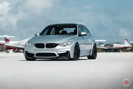 Silverstone Metallic BMW M3 With Vossen Wheels