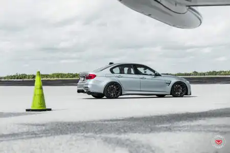 Silverstone Metallic BMW M3 With Vossen Wheels