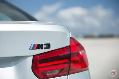 Silverstone Metallic BMW M3 With Vossen Wheels
