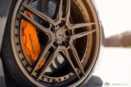 Nardo Gray Lamborghini Aventador Gets ADV.1 Wheels-rims-J