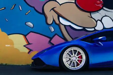 Satin Blue Lamborghini Huracán – ADV.1 Wheels
