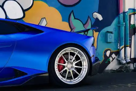 Satin Blue Lamborghini Huracán – ADV.1 Wheelsheels-c