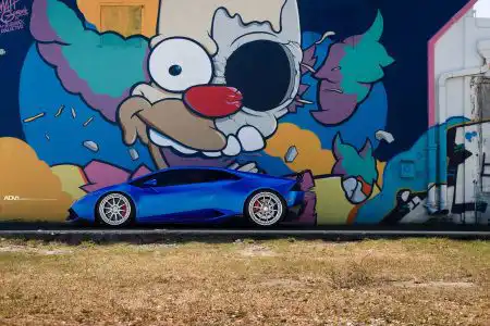 Satin Blue Lamborghini Huracán – ADV.1 Wheels