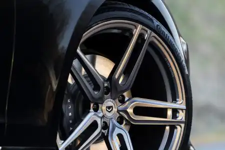 Black Tesla Model S – Vossen HC-1 Wheels