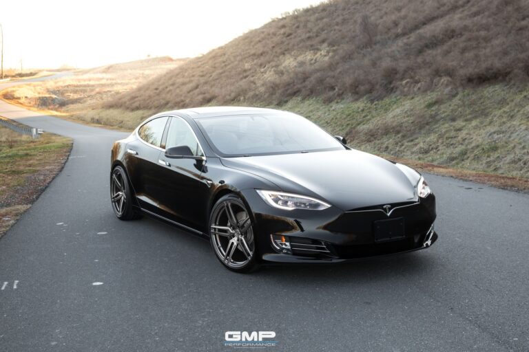 Black Tesla Model S – Vossen HC-1 Wheels0_o