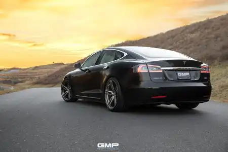 Black Tesla Model S – Vossen HC-1 Wheels115_o