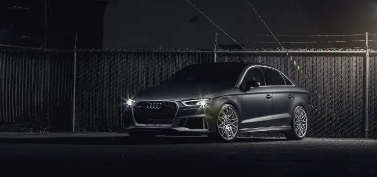 Daytona Gray Pearl Audi RS3 Gets VMR 801 Wheels