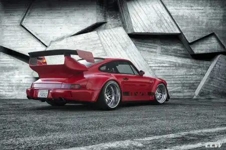 Red-RWB-Porsche-964-CCW-Classic-2-Forged-Wheels-4-1