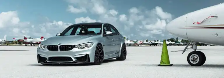 Photoshoot: Silverstone Metallic BMW M3 With Vossen Wheels In Miami