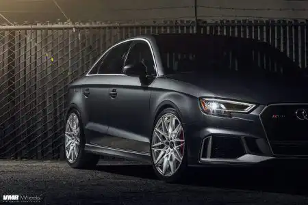 Daytona Gray Pearl Audi RS3 Gets VMR 801 Wheels