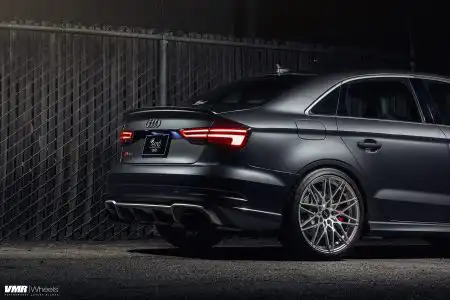 Daytona Gray Pearl Audi RS3 Gets VMR 801 Wheels