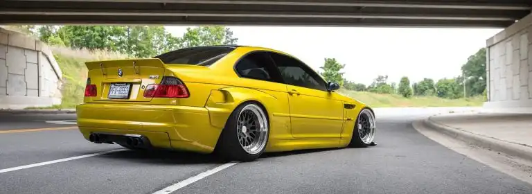 Beautiful Phoenix Yellow BMW E46 M3 Gets CCW Wheels