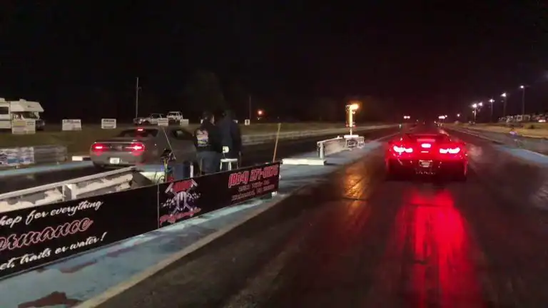 Videos: Watch A Corvette ZR1 Smoke A Dodge Demon On The Drag Strip