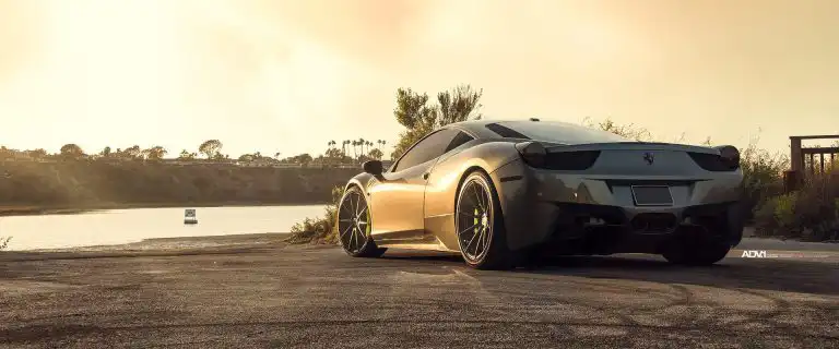 Grigio Silverstone Metallic Ferrari 458 Italia Gets ADV.1 Wheels