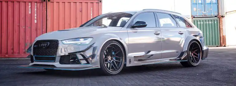 Widebody Audi RS6 With ADV.1’s, Carbon Fiber And Aggressive Looks
