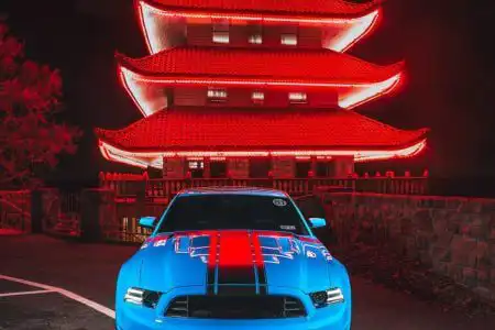 Grabber Blue Ford Mustang Boss 302 – CCW Classic Wheels