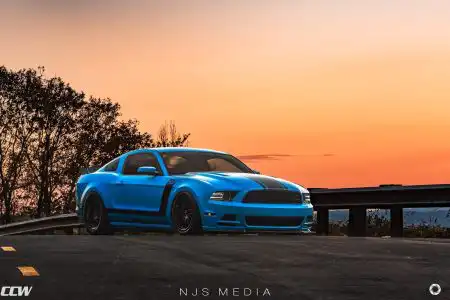 Grabber Blue Ford Mustang Boss 302 – CCW Classic Wheels