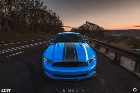 Grabber Blue Ford Mustang Boss 302 – CCW Classic Wheels