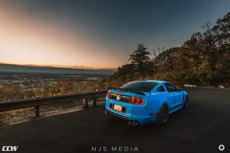 Grabber Blue Ford Mustang Boss 302 – CCW Classic Wheels
