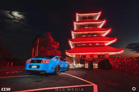 Grabber Blue Ford Mustang Boss 302 – CCW Classic Wheels