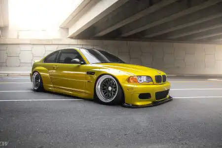 modified-phoenix-yellow-bmw-e46-m3-pandem-rocketbunny-widebody-deep-dish-ccw-wheels-h
