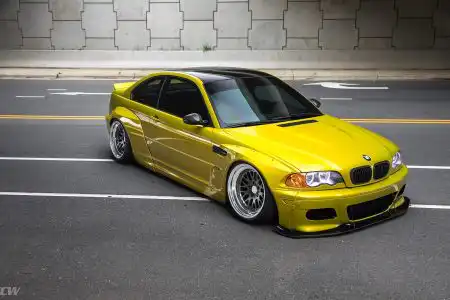 modified-phoenix-yellow-bmw-e46-m3-pandem-rocketbunny-widebody-deep-dish-ccw-wheels-i