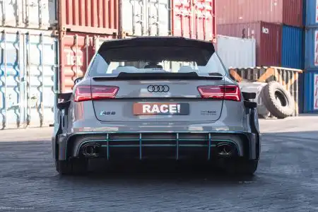 Nardo Gray Audi RS6 Avant – ADV.1 Wheels – Wallpaper