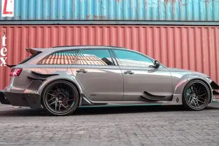 Nardo Gray Audi RS6 Avant – ADV.1 Wheels – Wallpaper