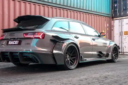 Nardo Gray Audi RS6 Avant – ADV.1 Wheels – Wallpaper
