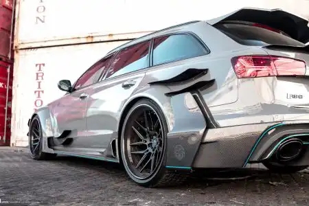 Nardo Gray Audi RS6 Avant – ADV.1 Wheels – Wallpaper