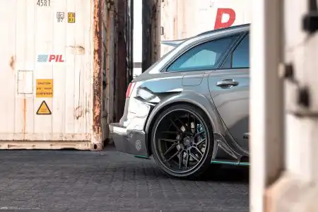 Nardo Gray Audi RS6 Avant – ADV.1 Wheels – Wallpaper