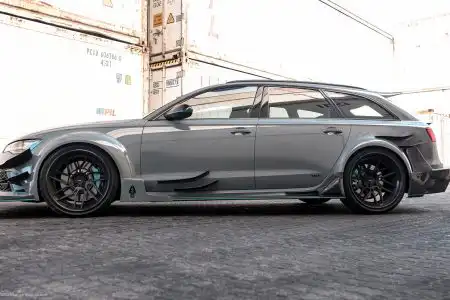 Nardo Gray Audi RS6 Avant – ADV.1 Wheels – Wallpaper