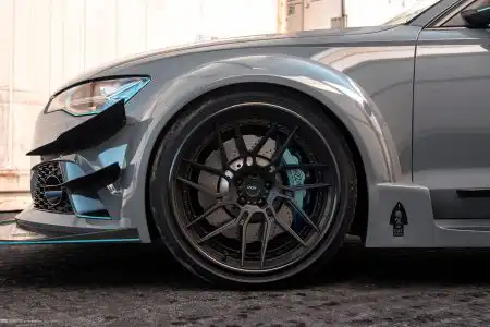 Nardo Gray Audi RS6 Avant – ADV.1 Wheels – Wallpaper