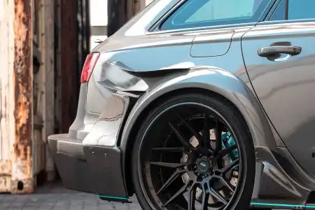 Nardo Gray Audi RS6 Avant – ADV.1 Wheels – Wallpaper