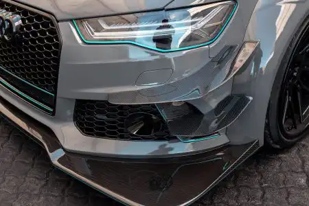 Nardo Gray Audi RS6 Avant – ADV.1 Wheels – Wallpaper