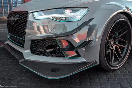 Nardo Gray Audi RS6 Avant – ADV.1 Wheels – Wallpaper