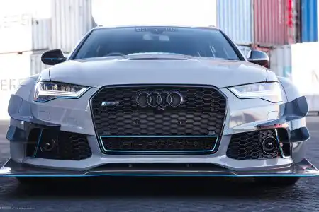 Nardo Gray Audi RS6 Avant – ADV.1 Wheels – Wallpaper