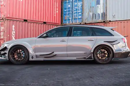 Nardo Gray Audi RS6 Avant – ADV.1 Wheels – Wallpaper