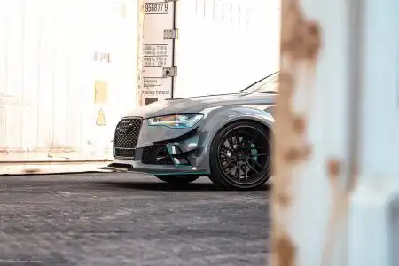 Nardo Gray Audi RS6 Avant – ADV.1 Wheels – Wallpaper