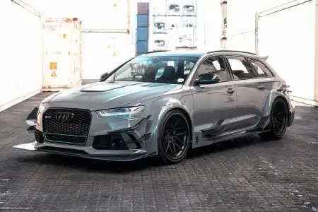 Nardo Gray Audi RS6 Avant – ADV.1 Wheels – Wallpaper